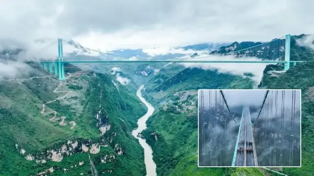 dunyanin en buyuk koprusunu hizmete acildi seyahat suresini iki saatten iki dakikaya indirdi i94UNt1n