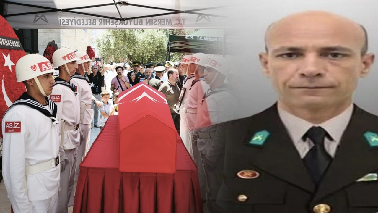 Suriye’de şehit olan başçavuş Mersin’de defnedildi